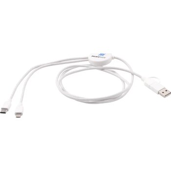 Charging Cable Rcs Recycled Abs-Tpe Oplaadkabel Wit
