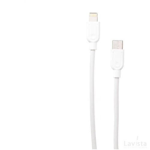 Charging Cable Rcs Recycled Abs-Tpe Oplaadkabel Wit
