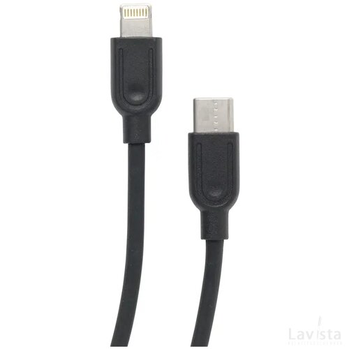 Charging Cable Rcs Recycled Abs-Tpe Oplaadkabel Zwart