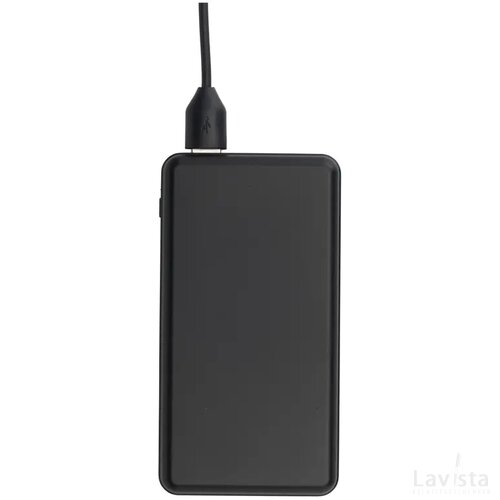 Boru Bamboo Rcs Recycled Abs Powerbank Wireless Charger Zwart