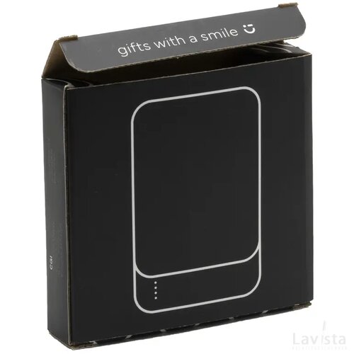 Compact Rcs Recycled Abs Powerbank Zwart