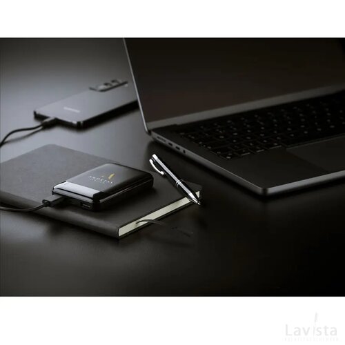 Compact Rcs Recycled Abs Powerbank Zwart