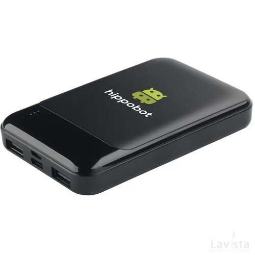Compact Rcs Recycled Abs Powerbank Zwart