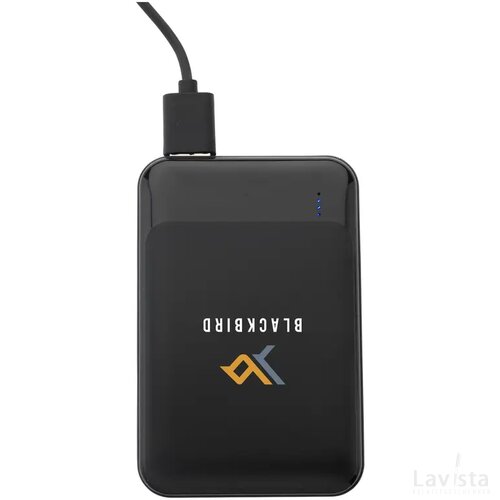 Compact Rcs Recycled Abs Powerbank Zwart