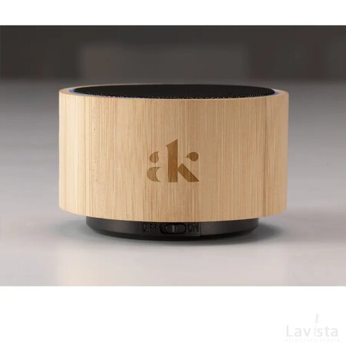 Wave Fsc Bamboo Wireless Speaker Draadloze Speaker Bamboe
