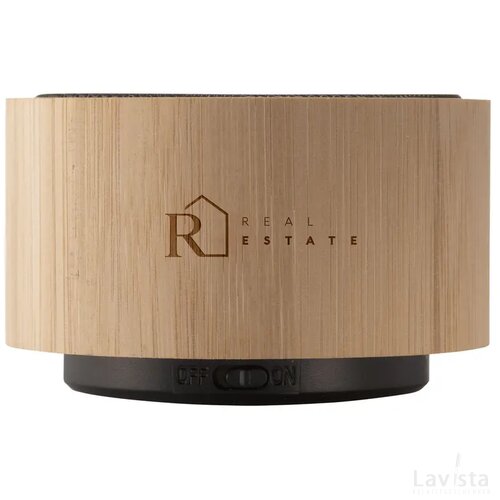 Wave Fsc Bamboo Wireless Speaker Draadloze Speaker Bamboe