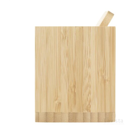 Bamboo Boss 15W Fsc-100% Draadloze Oplader/Penhouder Bamboe