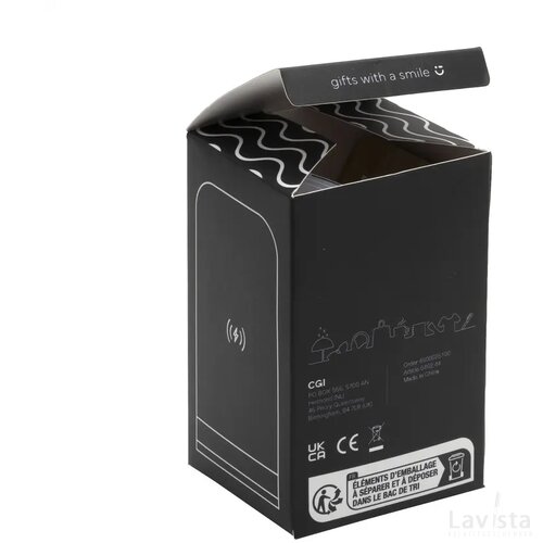 Baloo Fsc-100% Wireless Charger Stand 15W Oplader Zwart