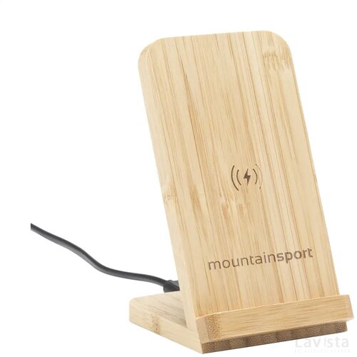 Baloo Fsc-100% Wireless Charger Stand 15W Oplader Bamboe