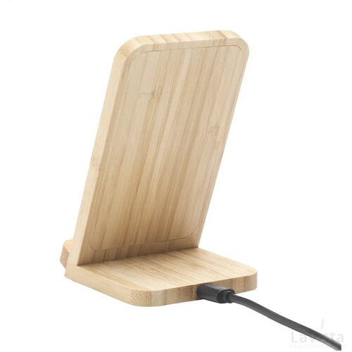 Baloo Fsc-100% Wireless Charger Stand 15W Oplader Bamboe