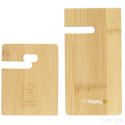 Miyo Fsc Bamboo Phone Stand Telefoonhouder Bamboe