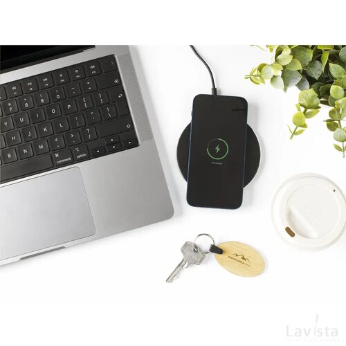 Tecco Grs Recycled Alu 15W Wireless Charger Oplader Zwart