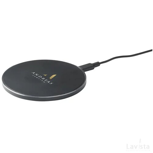 Tecco Grs Recycled Alu 15W Wireless Charger Oplader Zwart