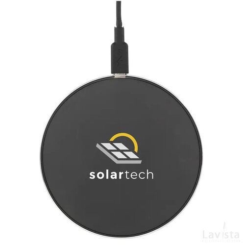 Tecco Grs Recycled Alu 15W Wireless Charger Oplader Zwart