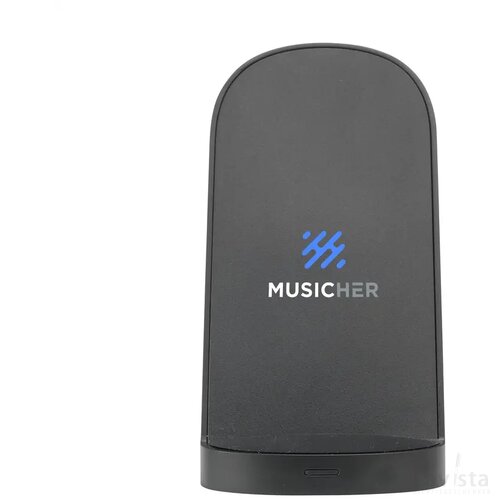 Triple-Up Rcs Recycled Abs Wireless Charger Stand Zwart