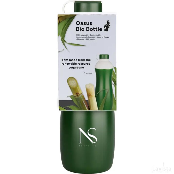 Oasus Bio Bottle 500 Ml Waterfles Groen