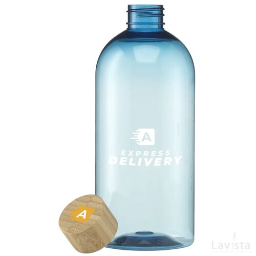 Rpet waterfles (500 ml) Blauw