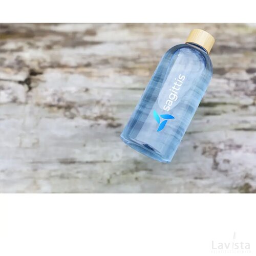 Rpet waterfles (500 ml) Blauw