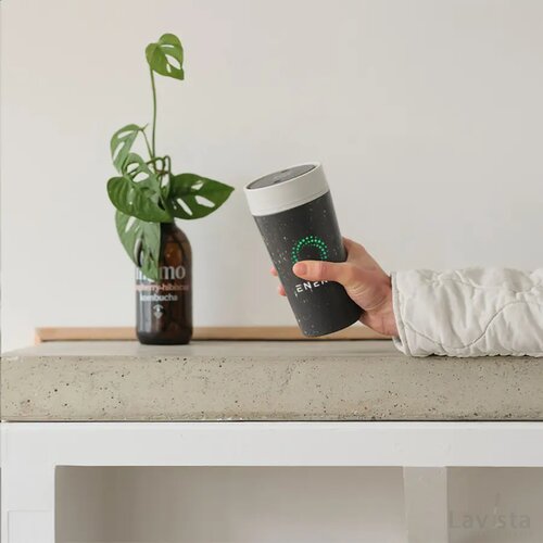 Circular&Co Recycled Coffee Cup 340 Ml Koffiebeker Grijs/Wit