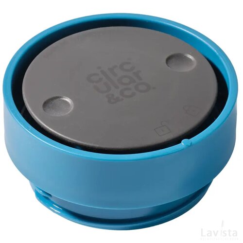 Circular&Co Recycled Coffee Cup 340 Ml Koffiebeker Wit/Pacific Blue