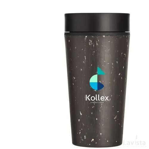 Circular&Co Recycled Coffee Cup 340 Ml Koffiebeker Zwart/Zwart