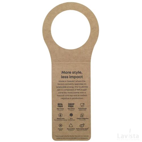 Ecobottle 650 Ml Plant Based - Made In Eu Navy