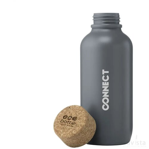 Ecobottle 650 Ml Plant Based - Made In Eu Donkergrijs