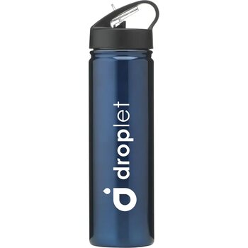 Flask Recycled Bottle 500 Ml Thermosfles Metallic Blauw