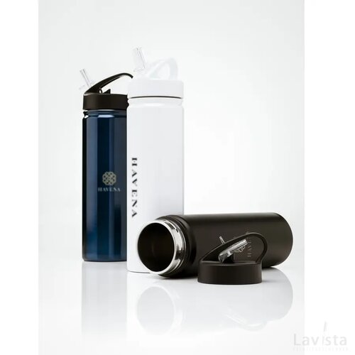 Flask Recycled Bottle 500 Ml Thermosfles Zwart