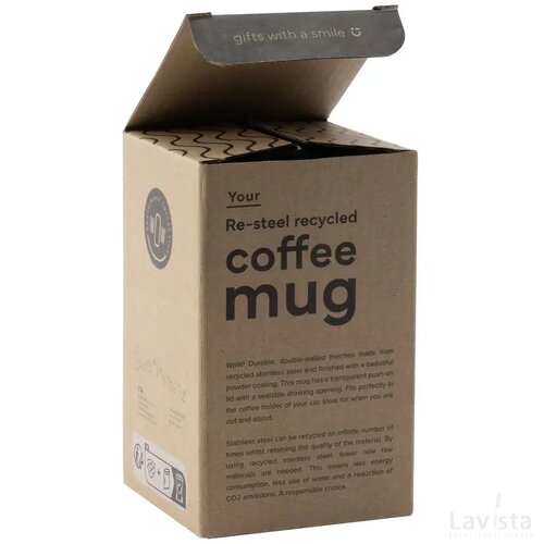 Re-Steel Rcs Recycled Coffee Mug 380 Ml Thermosbeker Donkerblauw