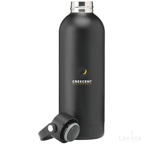 Nevada Rcs Recycled Steel Bottle 500 Ml Drinkfles Zwart