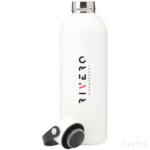 Nevada Rcs Recycled Steel Bottle 500 Ml Drinkfles Gebroken Wit