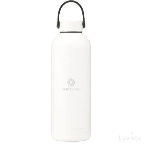 Nevada Rcs Recycled Steel Bottle 500 Ml Drinkfles Gebroken Wit