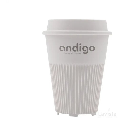 Circular&Co Returnable Cup Lid 227 Ml Koffiebeker Wit