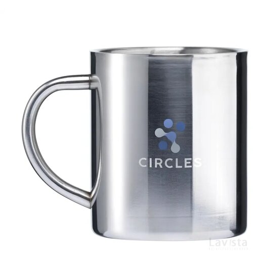 Isomug Rcs Recycled Steel 300 Ml Mok Zilver