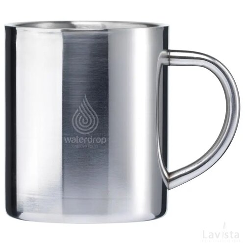 Isomug Rcs Recycled Steel 300 Ml Mok Zilver