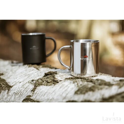 Isomug Rcs Recycled Steel 300 Ml Mok Zwart