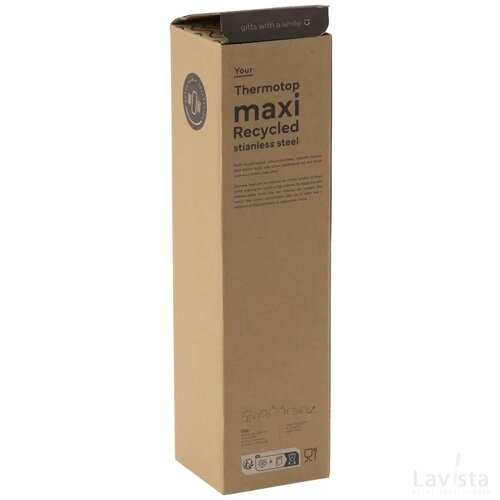 Thermotop Maxi Rcs Recycled Steel 1.000 Ml Thermosfles Zilver