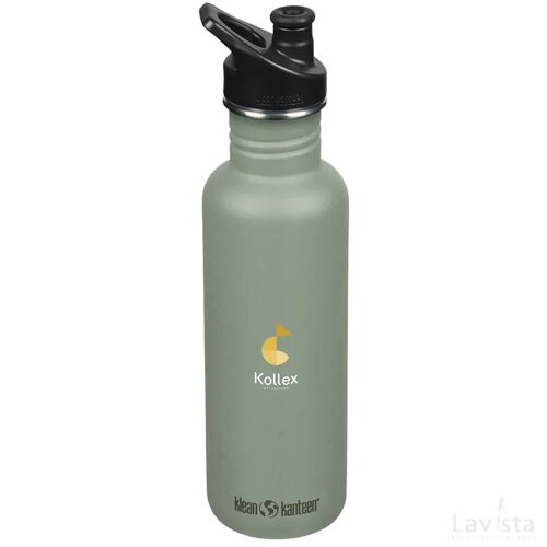 Klean Kanteen Classic Recycled Water Bottle 800 Ml Groen