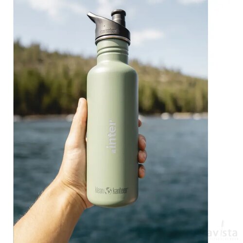 Klean Kanteen Classic Recycled Water Bottle 800 Ml Groen
