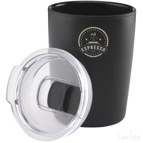 Espresso-To-Go Mug Rcs Recycled Steel 170 Ml Zwart