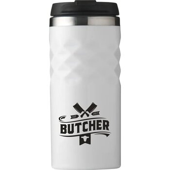 Geometric Mug Rcs Recycled Steel 280 Ml Thermosbeker Wit