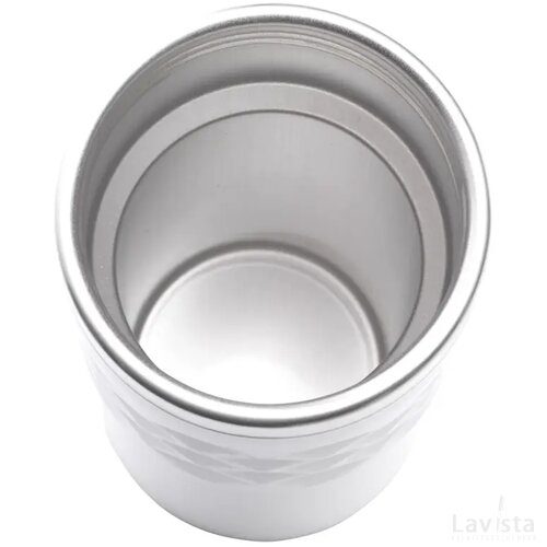 Geometric Mug Rcs Recycled Steel 280 Ml Thermosbeker Wit