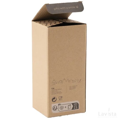 Geometric Mug Rcs Recycled Steel 280 Ml Thermosbeker Wit
