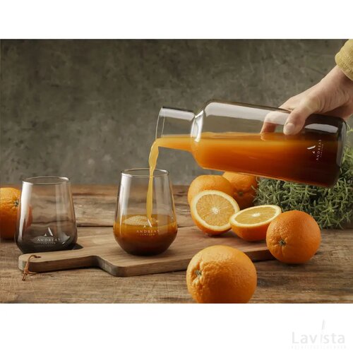 Smokey Waterglas 450 Ml Transparant