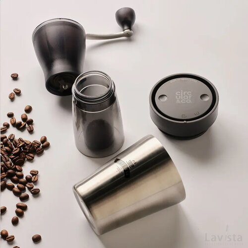 Circular&Co Recycled Stainless Steel Coffee Cup 227 Ml Zwart