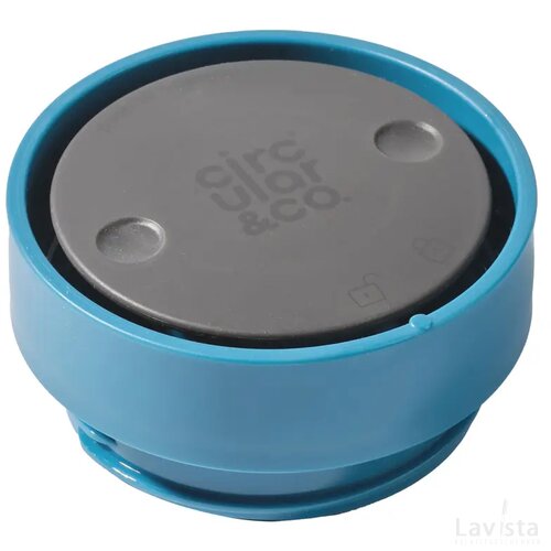 Circular&Co Recycled Stainless Steel Coffee Cup 340 Ml Blauw