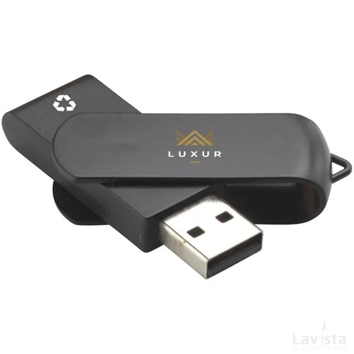 Usb Twist Recycle 8 Gb Zwart