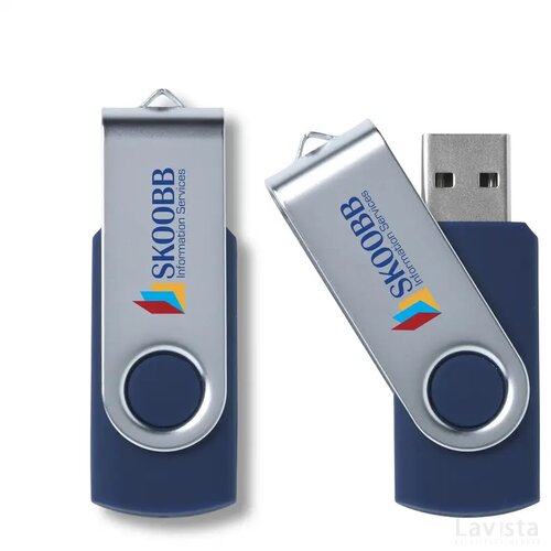 Usb Twist 64 Gb Blauw