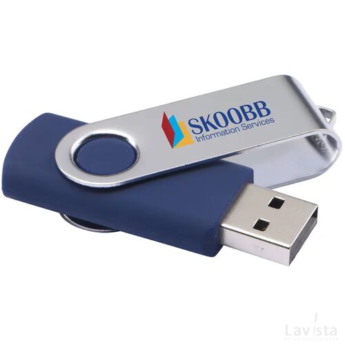 Usb Twist 64 Gb Blauw